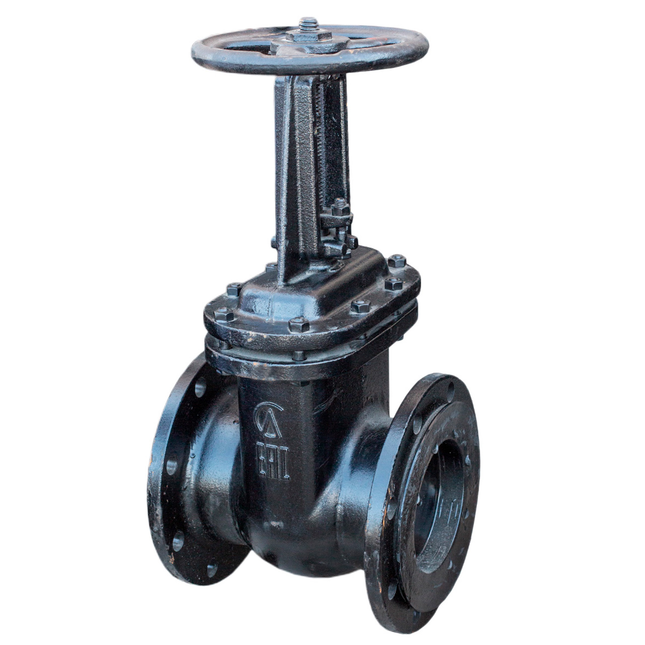 Задвижка чугунная параллельная 30ч6бр Ду 250 Ру 10 (Семёнов)