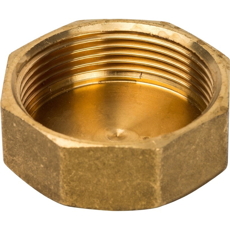 Заглушка латунь ВР Ду 20 (3/4")