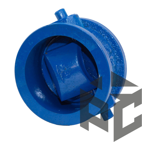 Клапан обратный чугунный поворотный (19ч21бр) Ду 50 Ру 16 межфл КАЗ от производителя "Рускон"